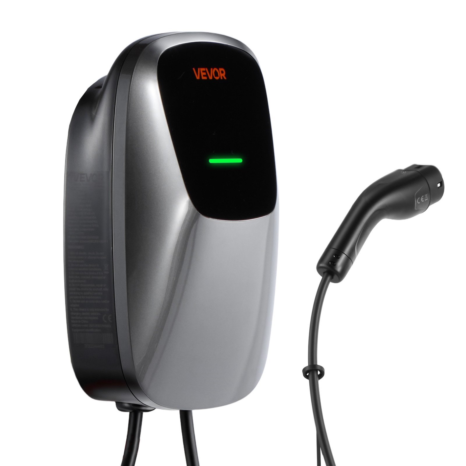 VEVOR Electric Vehicle Charging Station 22kW Three-Phase EV Charger 7.5M, for All EVs and PHEVs, 400V AC Home Type 2 Smart Car Wallbox, 32A Current, with APP Remote Control & LED Indicator, IP65
