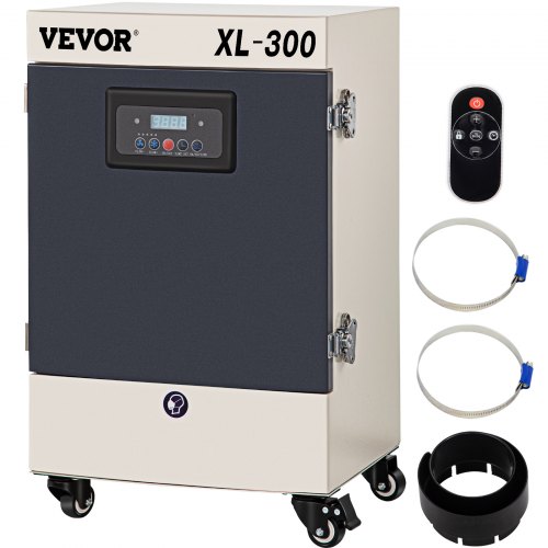 VEVOR Solder Fume Extractor, 330W 106 CFM Smoke Absorber, 6-Stage Filters 5 Speeds with Double Hoses for Soldering, Laser Engraving and DIY Welding