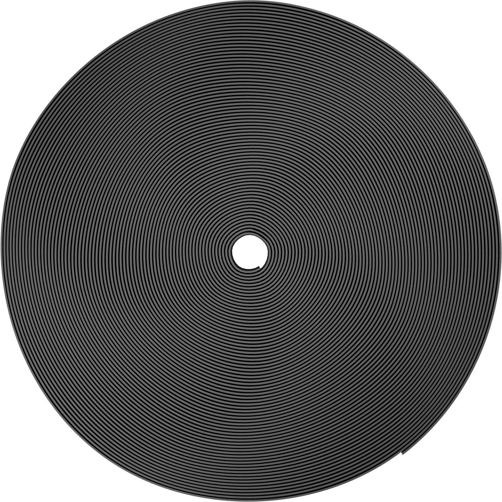 VEVOR Landscape Edging, 25.4 cm Depth 45.72 m Total Length, Recycled HDPE Coiled Terrace Board, Flexible Bender Border for Landscaping, Lawn, Garden, Yard, Against Invading Weeds, Black