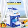 Commercial Ice Shaver Ice Shaving Machine, with Hopper, Electric Snow Cone Maker