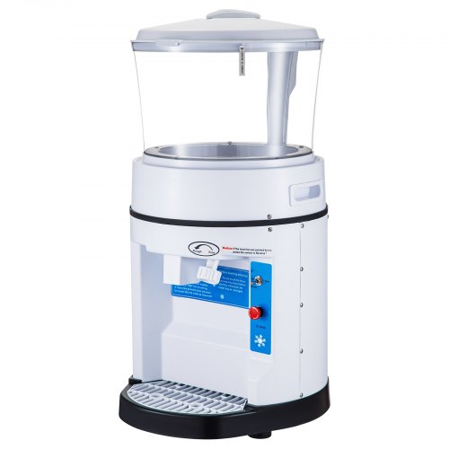 VEVOR 110V Commercial Ice Shaver Crusher 1100LBS/H with 17.6 LBS Hopper, 350W Tabletop Electric Snow Cone Maker 320 RPM Rotate Speed Perfect For Parties Events Snack Bar