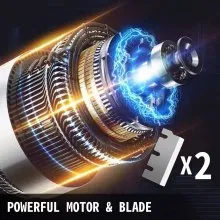 VEVOR Trituradora de hielo comercial de 110 V, 1100 libras/h con tolva de 17,6 libras, máquina eléctrica de mesa de 350 W para hacer conos de nieve, velocidad de rotación de 320 RPM, perfecta para fiestas, eventos, snack bar