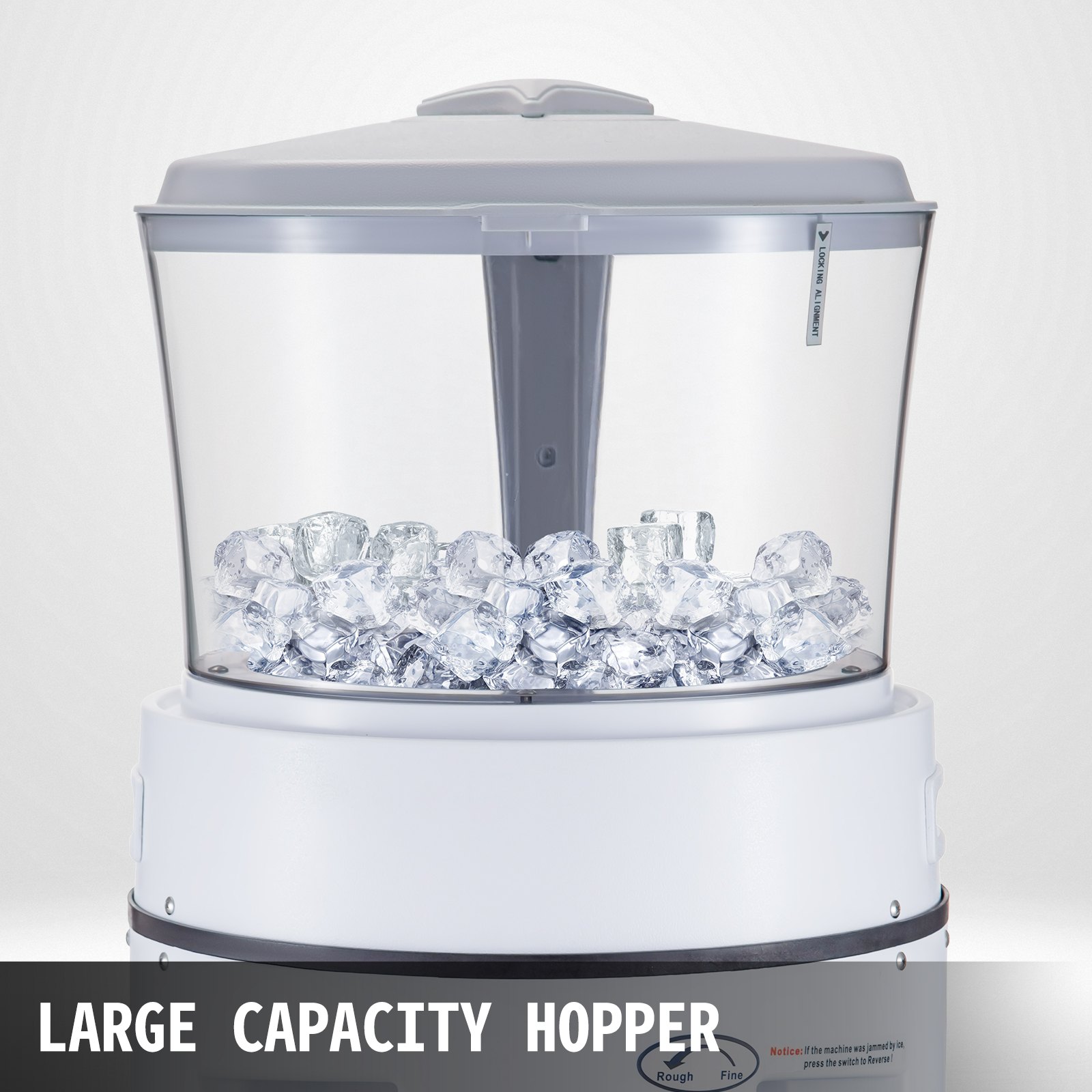 110V Commercial Ice Shaver Crusher 1100LBS/H with 17.6 LBS Hopper, 350W Tabletop Electric Snow Cone Maker 320 RPM Rotate Speed Perfect For Parties Events Snack Bar 110V Commercial Ice Shaver Crusher 1100LBS/H with 17.6 LBS Hopper, 350W Tabletop Electric Snow Cone Maker 320 RPM Rotate Speed Perfect For Parties Events Snack Bar