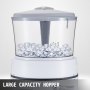 Electric Ice Crusher Shaver Commercial Machine Snow Cone Maker w/Hopper 500kg/h
