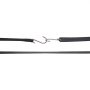 black VEVOR rubber bungee cords with metal hooks on a white background.