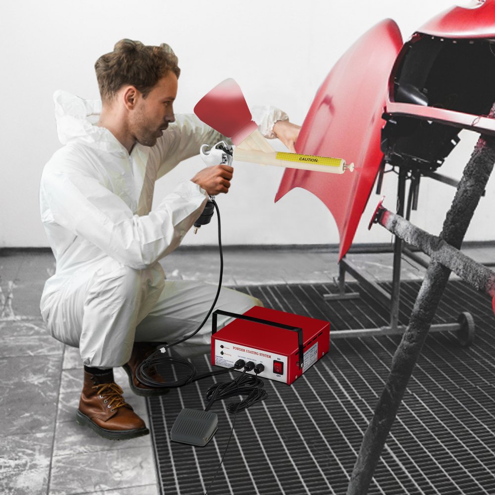 Powder Coating System Portable Electrostatic Spray Paint Gun PC03