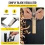 VEVOR Router Plane,Handheld Woodworking Tool, Adjustable Blade Hand Planer, Upgrade Trapezoidal Thread Wood Shaver w/ Depth Stop, High Configuration Handheld Woodworking Tool for DIY Industry