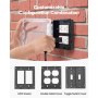 Outdoor Outlet Cover 2-Gang Lockable Weatherproof Electrical Outlet Cover