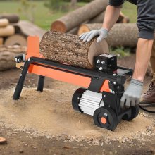 VEVOR Electric Log Splitter 1500W 15 Amp Motor 6.5 Tons Wood Splitting Machine