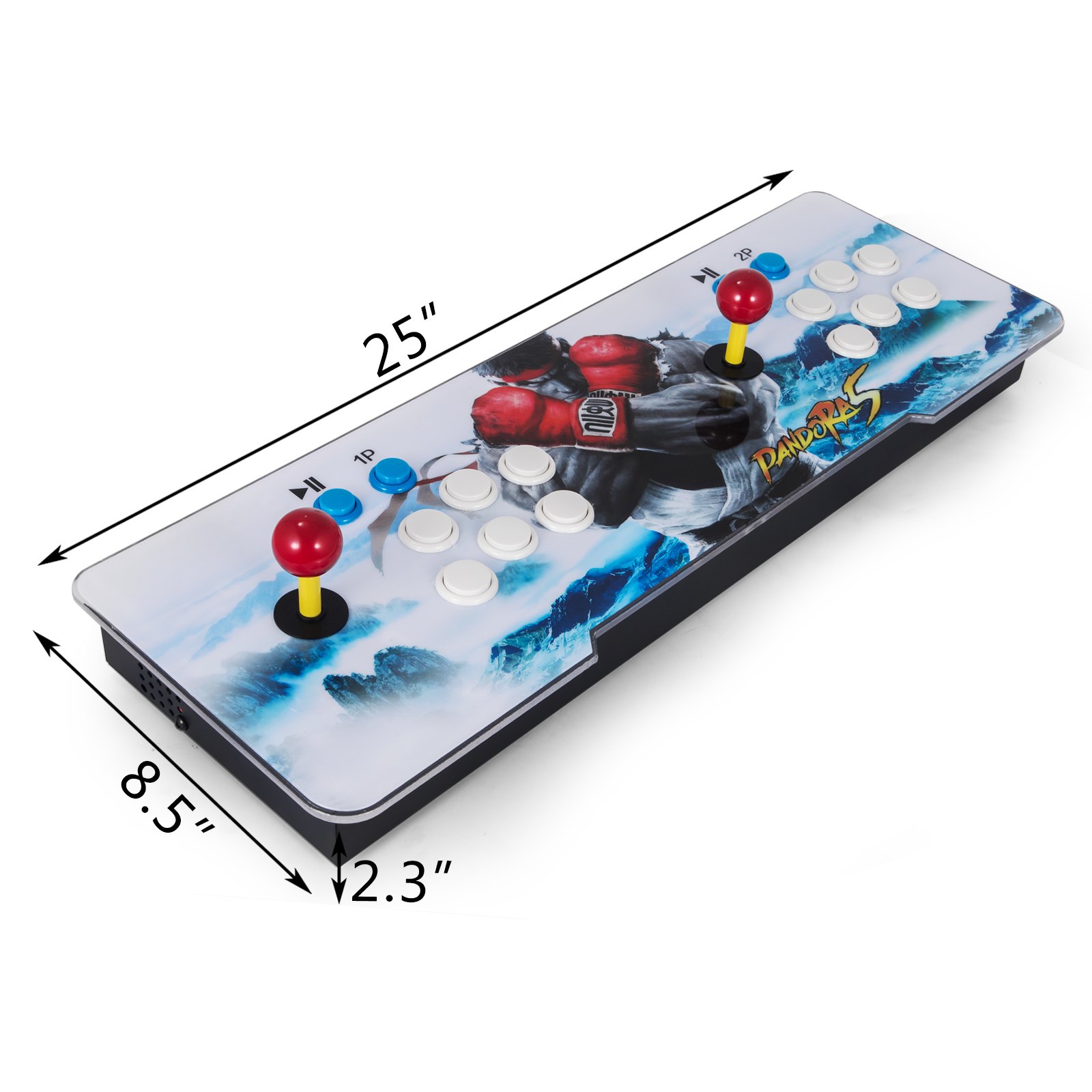 New 1500 Games HD Arcade Video Game Console Home Double Players 110V