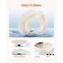 Pottery Wheel 14 in Ceramic Wheel Machine 60-300 RPM Speed Adjustable White