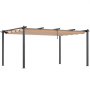 VEVOR 3.6x4.9m Outdoor Retractable Pergola with Canopy, Aluminum Pergola with Retractable Canopy, Modern Pergola with Sun Shade Canopy for Patios, Gardens, Decks, Backyards (Beige)