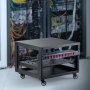 VEVOR 1U PDU, 10 Outlets, Rack Mount Power Strip Fits Standard 19" Server Racks, with Independent Switch Surge Protection & Overload Protection, 110-125V/15A, Ideal for Home and Office