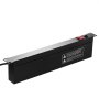 VEVOR 1U PDU, 8 Outlets, Rack Mount Power Strip Fits Standard 19" Server Racks, with Integrated Switch Surge Protection & Overload Protection, 110-125V/15A, Ideal for Home and Office