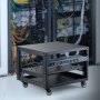 VEVOR 1U PDU, 12 Outlets, Rack Mount Power Strip Fits Standard 19" Server Racks, with Integrated Switch Surge Protection & Overload Protection, 110-125V/15A, Ideal for Home and Office