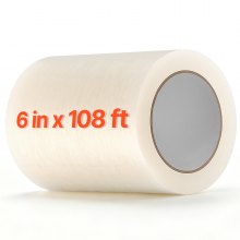 VEVOR Greenhouse Repair Tape 0.15x32 m 0.15 mm Clear Polyethylene Patch, for Plastic Sheeting & Tent Seaming Sealing, Waterproof & Sun-Resistant, Heavy Duty Greenhouse Sheeting Coverings Film Tape
