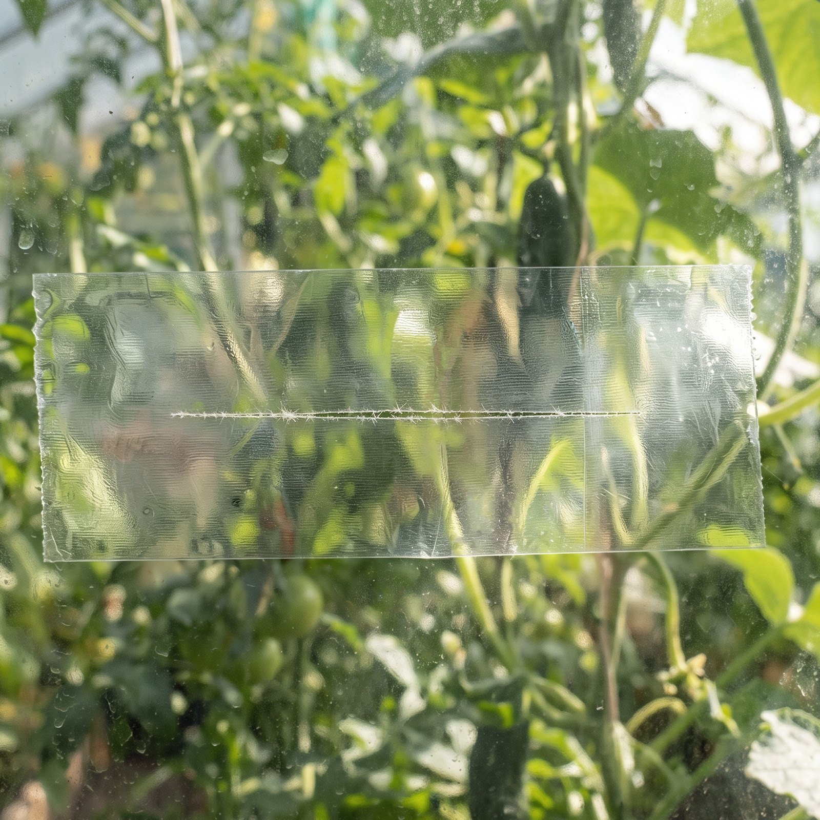 VEVOR Greenhouse Repair Tape 0.15x32 m 0.15 mm Clear Polyethylene Patch, for Plastic Sheeting & Tent Seaming Sealing, Waterproof & Sun-Resistant, Heavy Duty Greenhouse Sheeting Coverings Film Tape