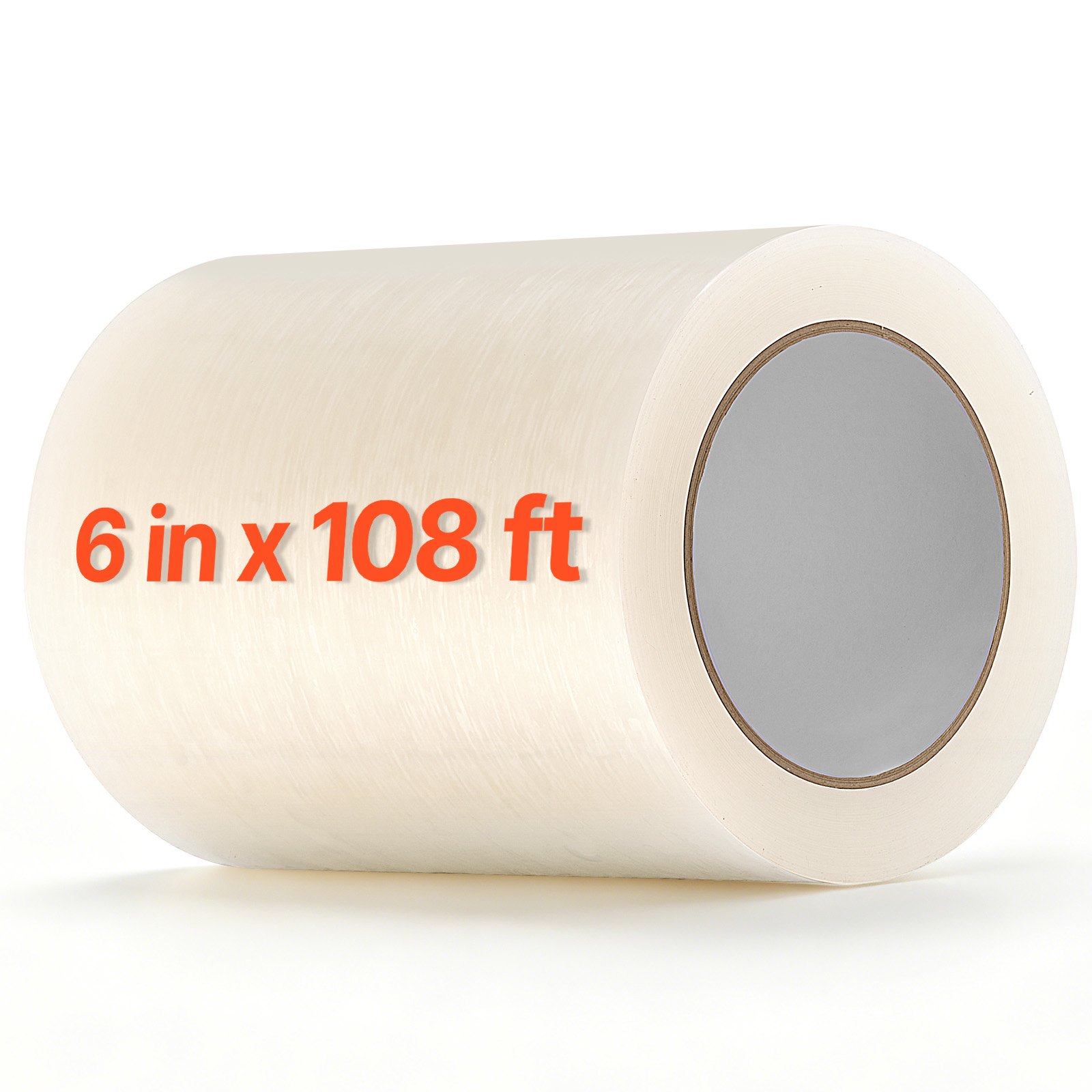 VEVOR Greenhouse Repair Tape 0.15x32 m 0.15 mm Clear Polyethylene Patch, for Plastic Sheeting & Tent Seaming Sealing, Waterproof & Sun-Resistant, Heavy Duty Greenhouse Sheeting Coverings Film Tape