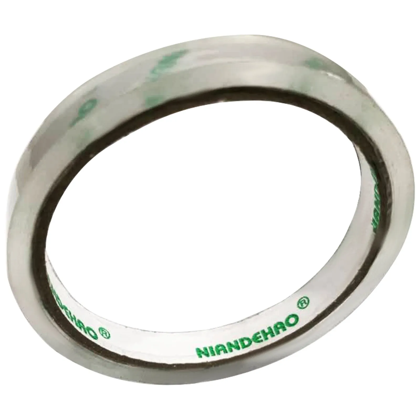 clear adhesive tape roll with green &quot;niandehao&quot; branding. suitable for VEVOR greenhouse film.