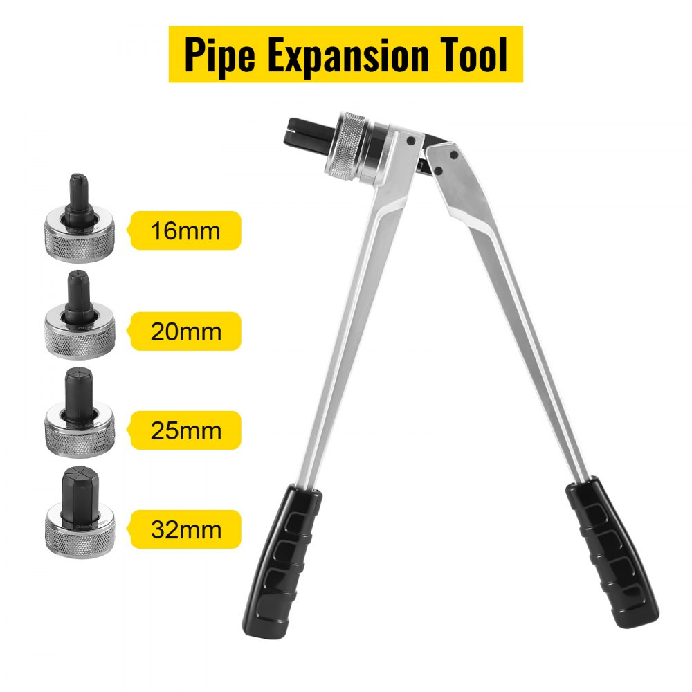 Herramientas de abrazadera de tubería Vevor para tuberías Pex/pvc de 16/20/25/32 mm con expansor de tubería