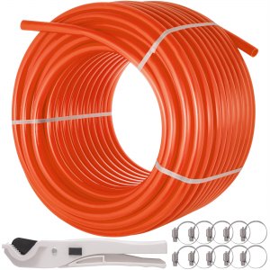 VEVOR Pex Tubing, 1 Pex Pipe 300ft Flexible Pex Hose Non Oxygen Barrier  Pex Tube Coil 80-160psi Pex Water Line Blue Pex Piping for Hot & Cold Water  Plumbing Open Loop Radiant