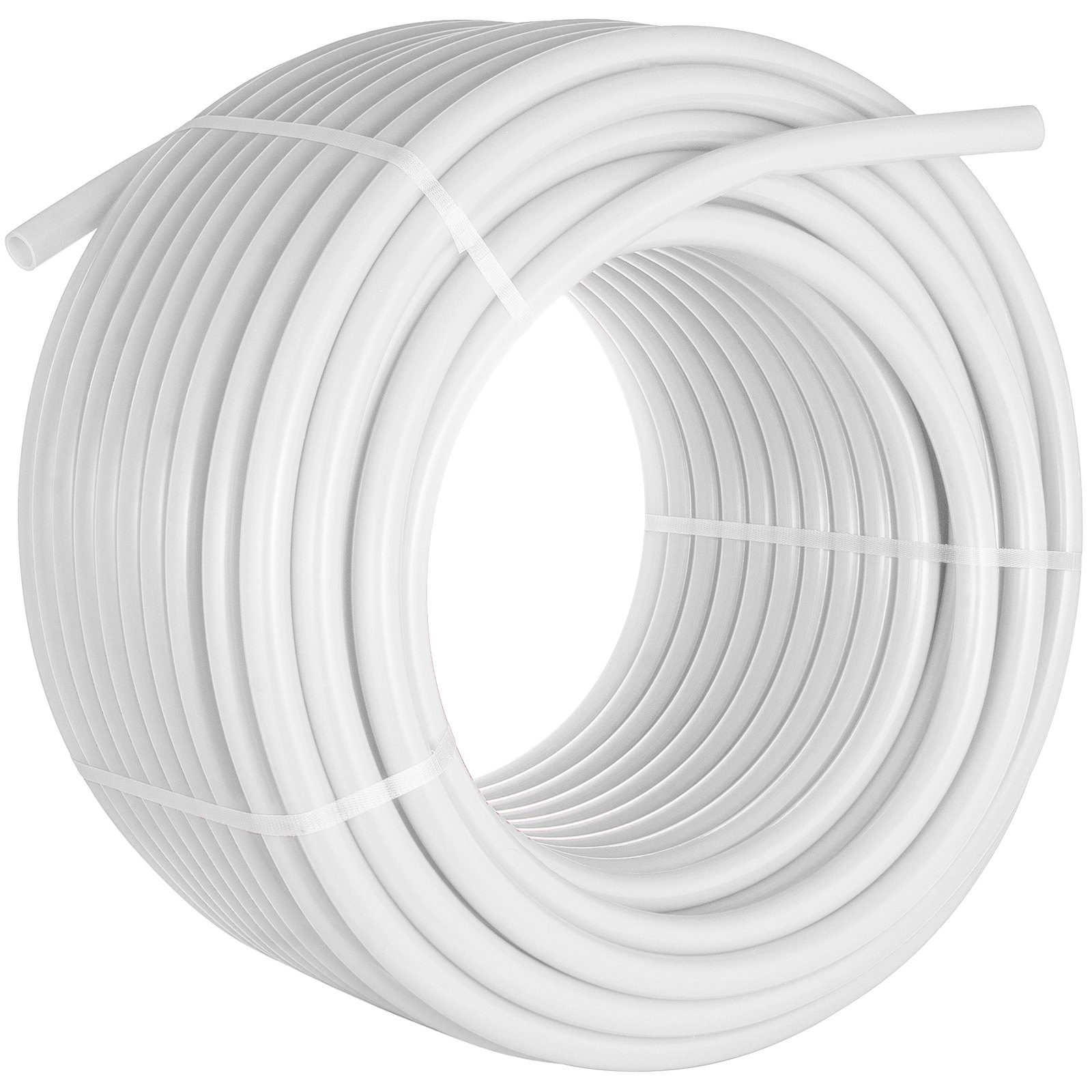 VEVOR Oxygen Non-Barrier PEX Tubing 300 Ft White 3/4 Inch PEX Pipe Radiant Heat Floor EVOH Pex-B Heat Durable Plumbing Flexible for Residential Commercial Heating Plumbing