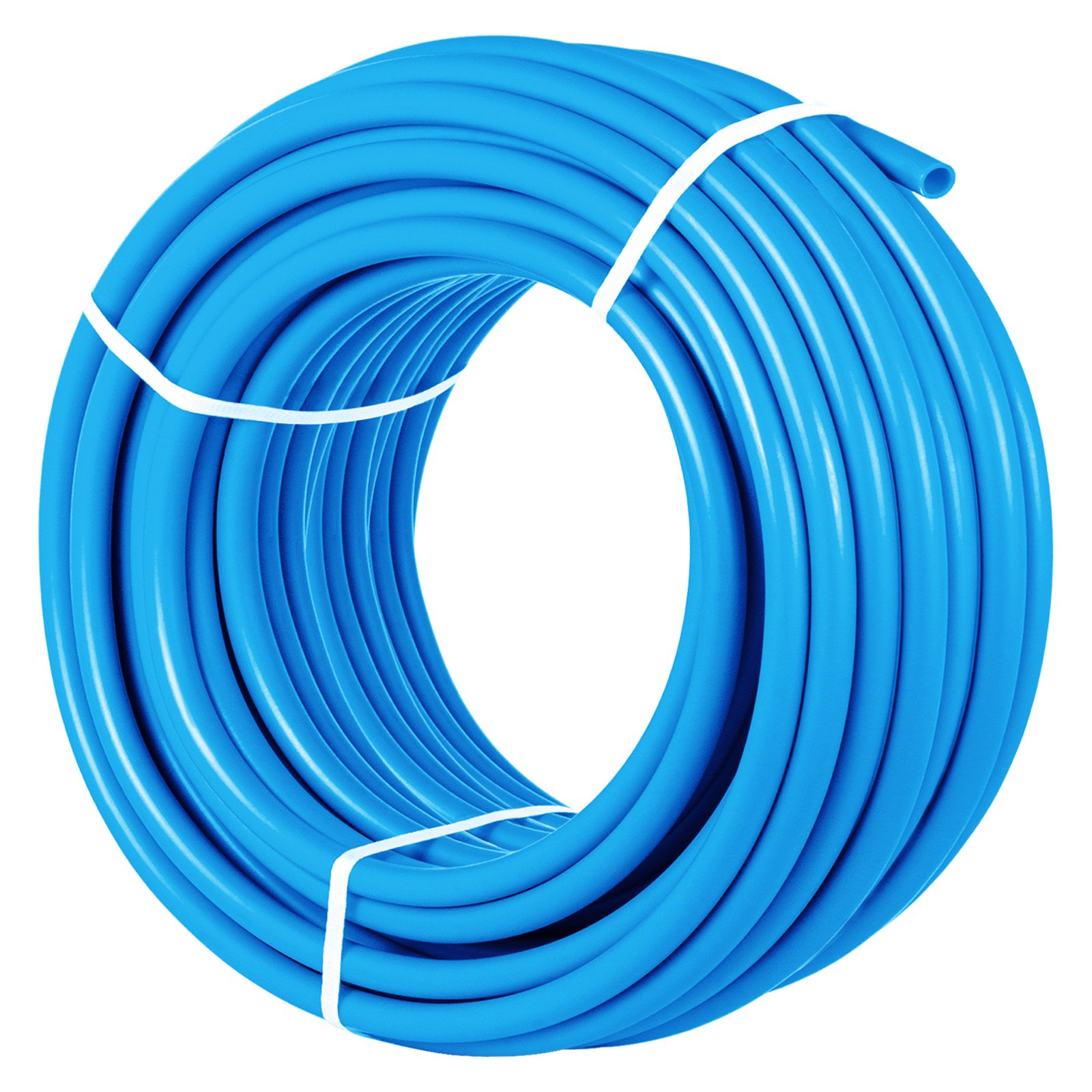 VEVOR Pex Tubing, 1\" Pex Pipe 300ft Flexible Pex Hose Non Oxygen Barrier Pex Tube Coil 80-160psi Pex Water Line Blue Pex Piping for Hot & Cold Water Plumbing Open Loop Radiant Floor Heating System