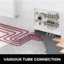 VEVOR 3/4" X 300Ft PEX Tubing Pex-B Red Hydronic Radiant Floor Heat Heating System Pex Pipe Pex Tube (3/4" , 300Ft/Red)