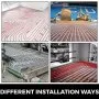 VEVOR 3/4" X 300Ft PEX Tubing Pex-B Red Hydronic Radiant Floor Heat Heating System Pex Pipe Pex Tube (3/4" , 300Ft/Red)
