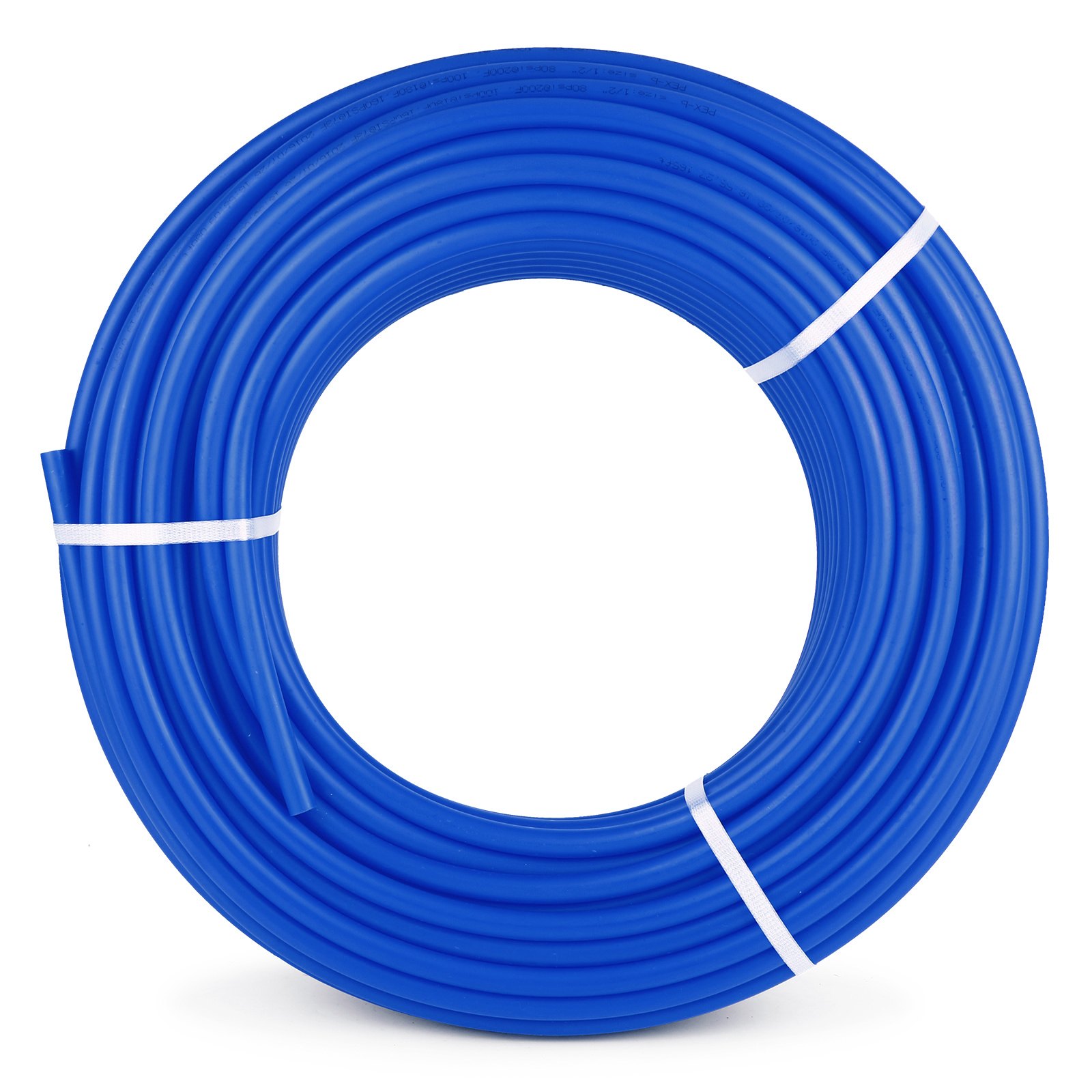 VEVOR 3/4" PEX Tubing 500Ft Non-Barrier PEX Pipe Blue Pex-b Tube Coil for Hot and Cold Water Plumbing Open Loop Radiant Floor Heating System PEX Tubing (3/4" Non-Barrier, 500Ft/Blue)