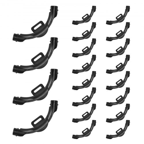 VEVOR PEX Tubing Bend Support, 20 Packs 90-Degree Elbow Bend Support Compatible with 1/2-inch PEX Pipes, Corrosion & Rust Resistant Pex Clamps Pipe Holder with Nail Tab