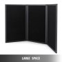 135*76cm 3 Panel Tabletop Display Presentation Board Tri-Fold Fabric Stand