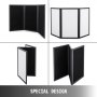 135*76cm 3 Panel Tabletop Display Presentation Board Tri-Fold Fabric Stand