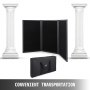 135*76cm 3 Panel Tabletop Display Presentation Board Tri-Fold Fabric Stand