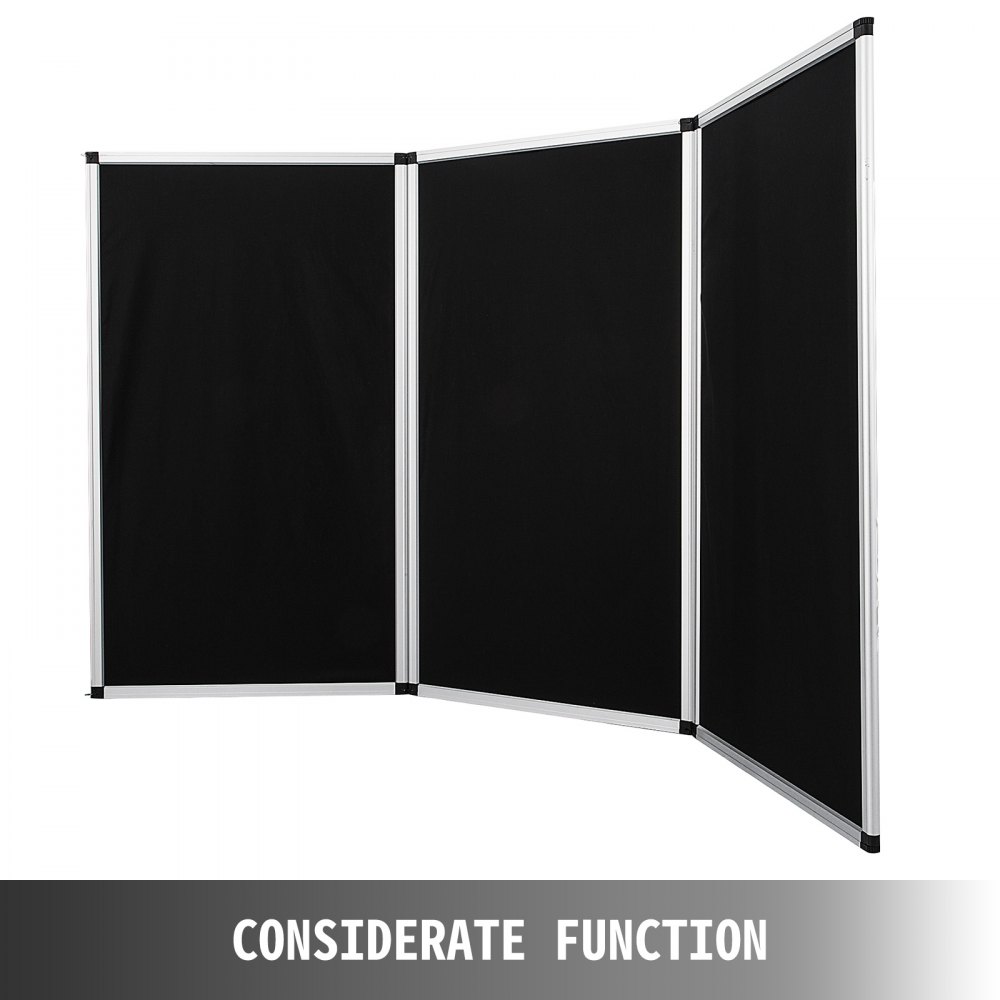 70.8 X 35" 3 Panel Tabletop Display Presentation Board Booth Fabric Sturdy