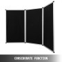180*90cm 3 Panel Tabletop Display Presentation Board Tri-Fold Fabric Stand