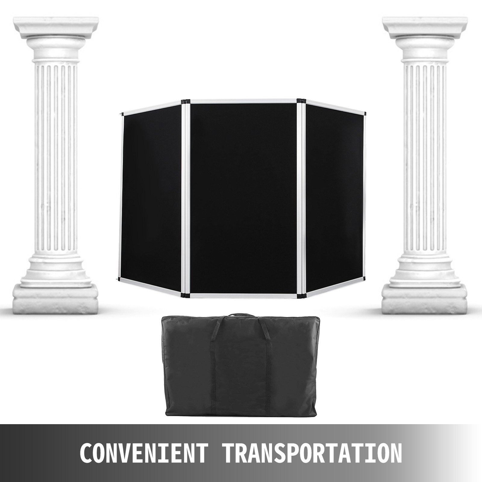 70.8 X 35" 3 Panel Tabletop Display Presentation Board Booth Fabric Sturdy