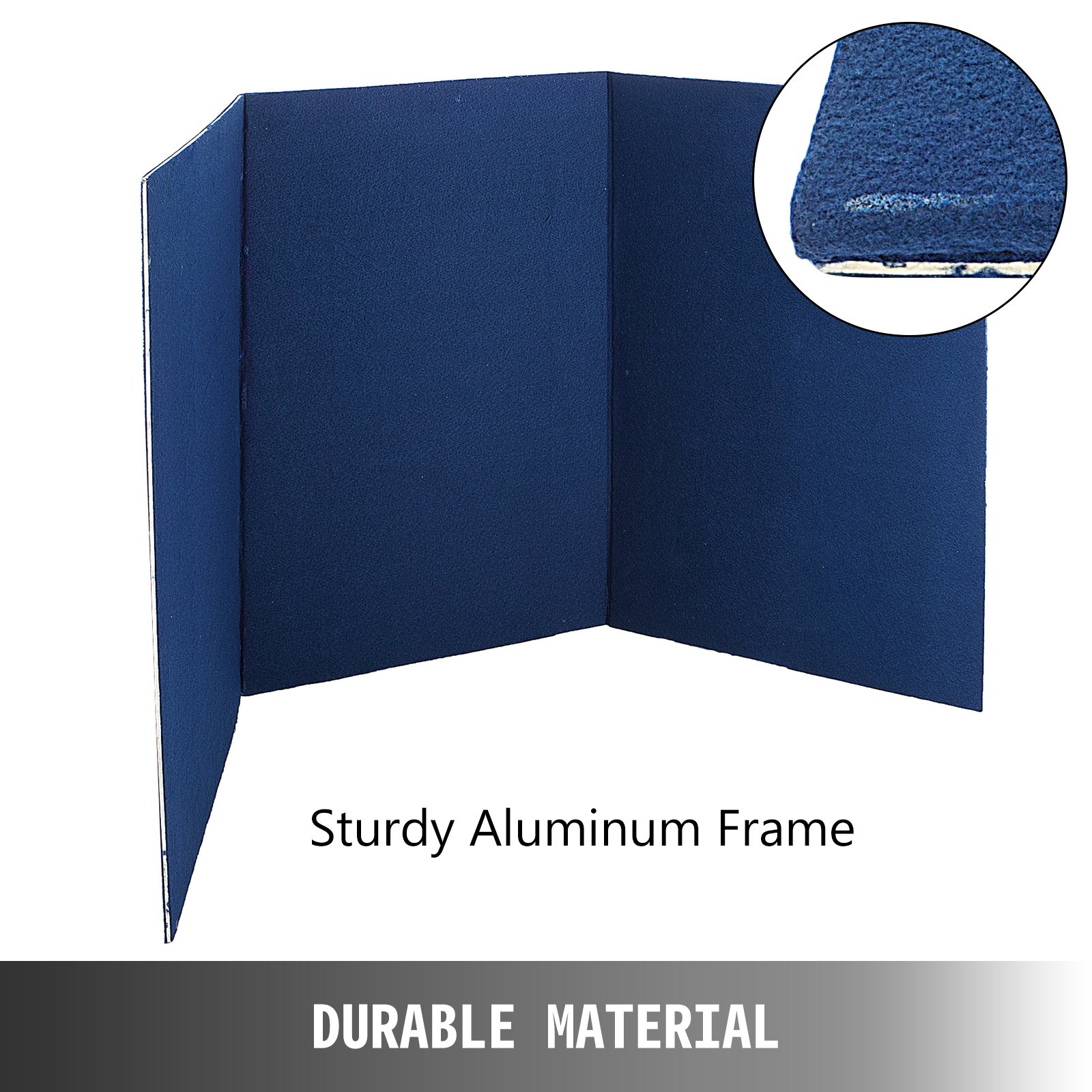 3 Panels Room Divider Office Wall Folding Separator Exhibit DJ Event Facade