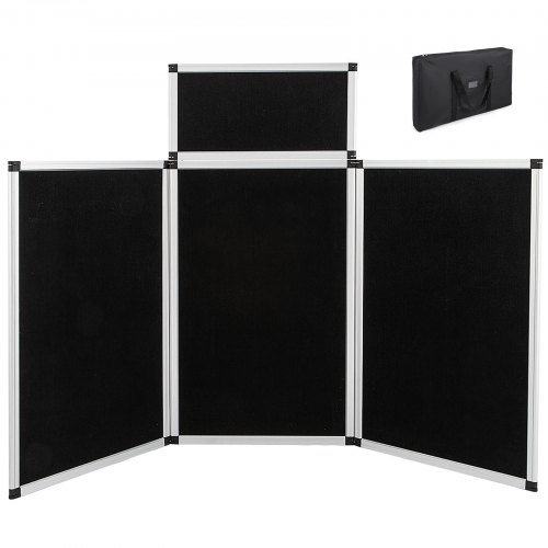 Exhibition Folding Display Boards - 4 Panel Lightweight Folding Stand With Bag
