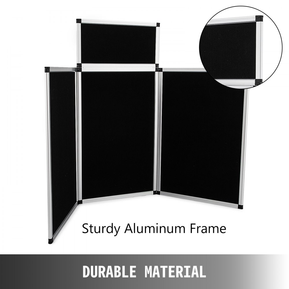 Exhibition Folding Display Boards - 4 Panel Lightweight Folding Stand With Bag