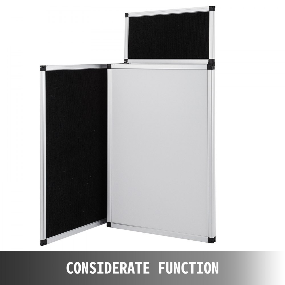 Exhibition Folding Display Boards - 4 Panel Lightweight Folding Stand With Bag