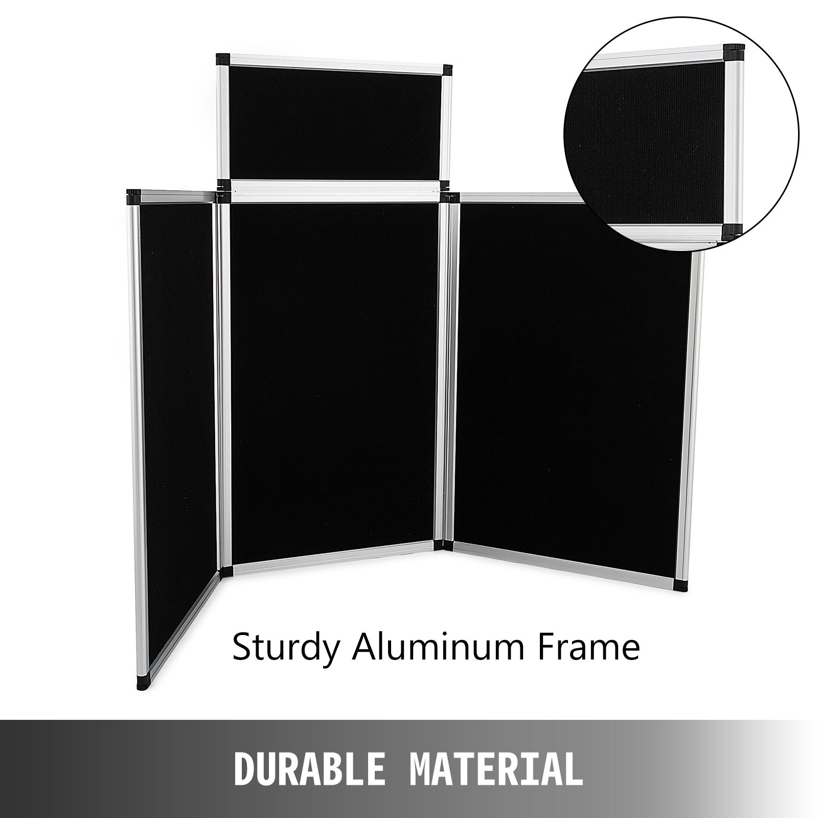 Exhibition Folding Display Boards - 4 Panel Lightweight Folding Stand With Bag