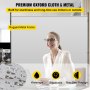 VEVOR Office Partition 71" W x 14" D x 72" H Room Divider Wall w/Thicker Non-See-Through Fabric Office Divider Steel Base Portable Office Walls Dividers Gray Room Partition for Room Office Restaurant