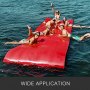 18×6Ft Water Pad Party Float with High Flotation Floating Foam Pad for Water Recreation and Relaxing
