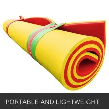 18×6Ft Water Pad Party Float with High Flotation Floating Foam Pad for Water Recreation and Relaxing