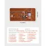 VEVOR Leather Working Tools Kit, 72 PCS Leather Craft Tools with Portable Leather Storage Bag, Engraving Punching Sewing Stamping Sanding Tools, Ideal for Beginners DIY Enthusiasts and Professionals