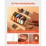VEVOR Leather Working Tools Kit, 92 PCS Leather Craft Tools with Portable Leather Storage Bag, Engraving Punching Sewing Stamping Sanding Tools, Ideal for Beginners DIY Enthusiasts and Professionals