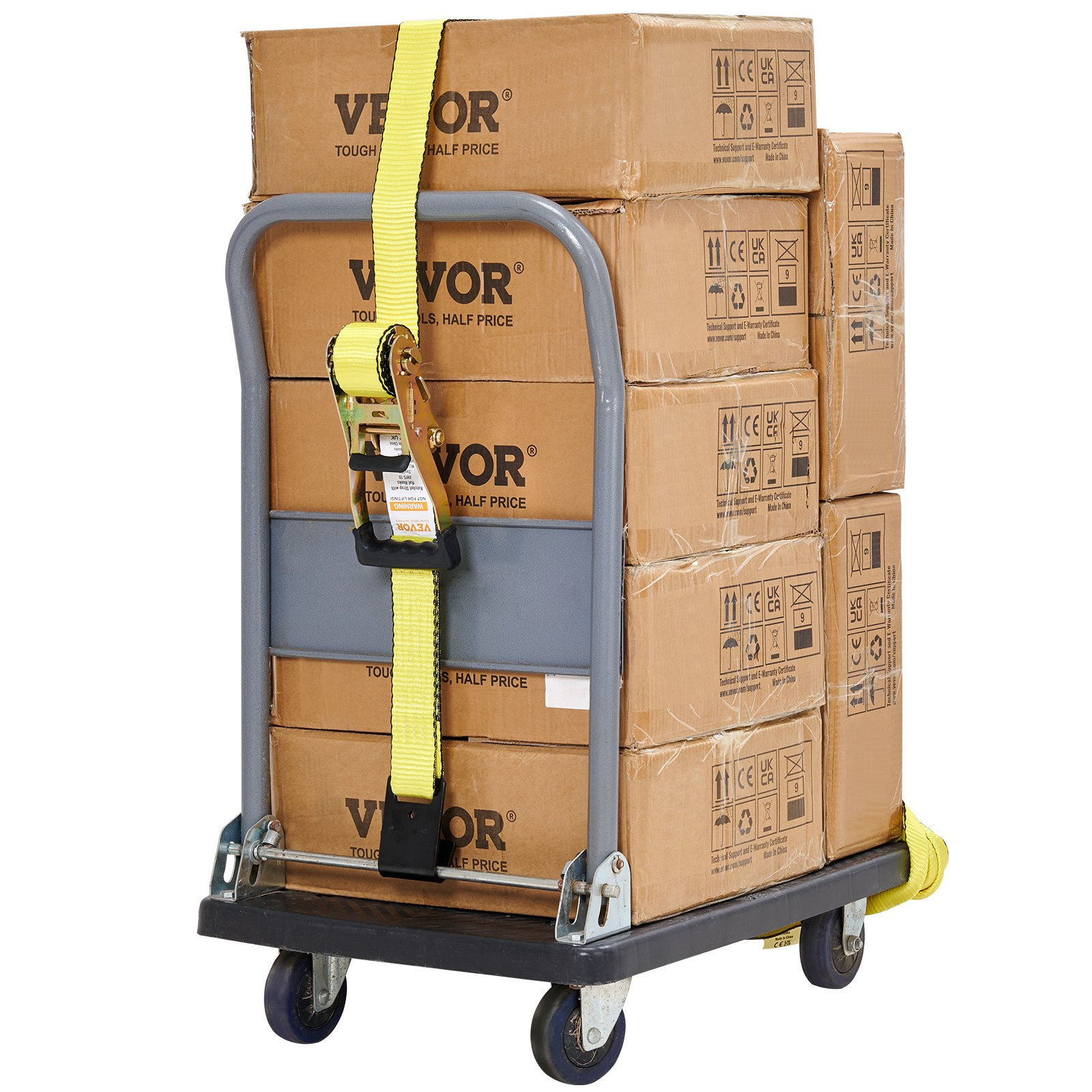 VEVOR 10 Pack Ratchet Tie Down Straps 10000 lbs 2