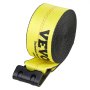 VEVOR Winch Straps, 10.2 cm x 12.2 m, 2722 kg Load Capacity, 8165 kg Break Strength, Truck Straps with Flat Hook, Flatbed Tie Downs Cargo Control for Trailers, Farms, Rescues, Tree Saver, Yellow (10 Pack)