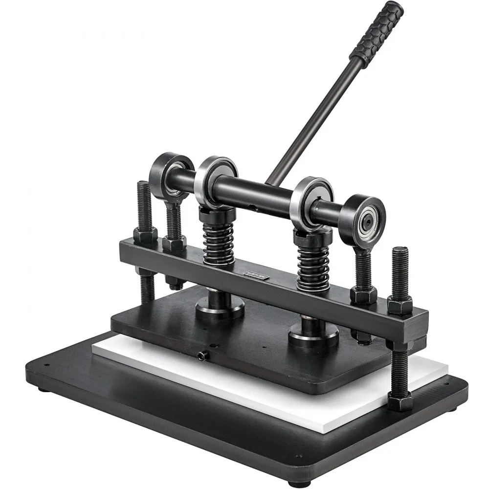 VEVOR Leather Cutting Machine 360x260mm Manual Die Cutter Max. 15 mm Leather Embossing Machine Hand Press Mold Leather Die Cut Leather Craft Cutting Machine for Various of Materials